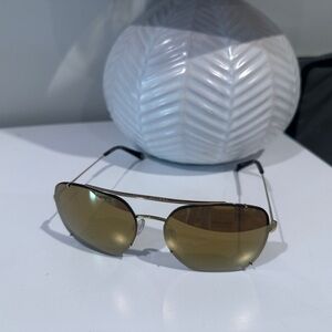 HENRI BENDEL ‘Billie’ Brown Sunglasses